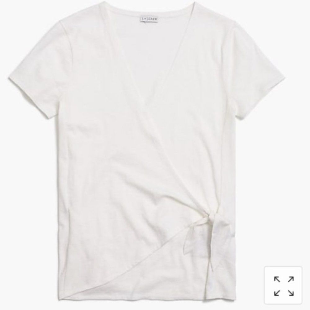 J. Crew Wrap Tie Tee